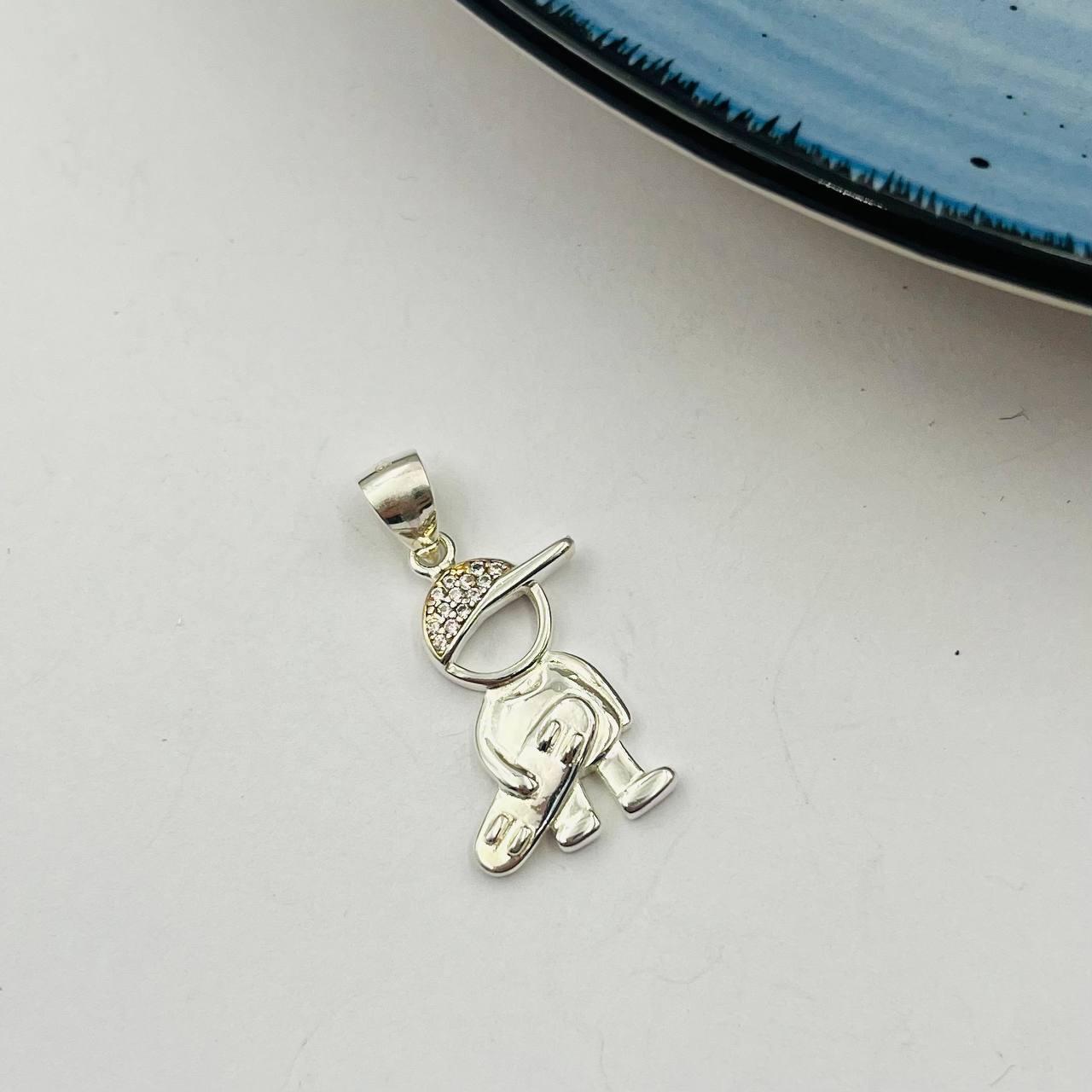 Dije de Skater en Plata 925