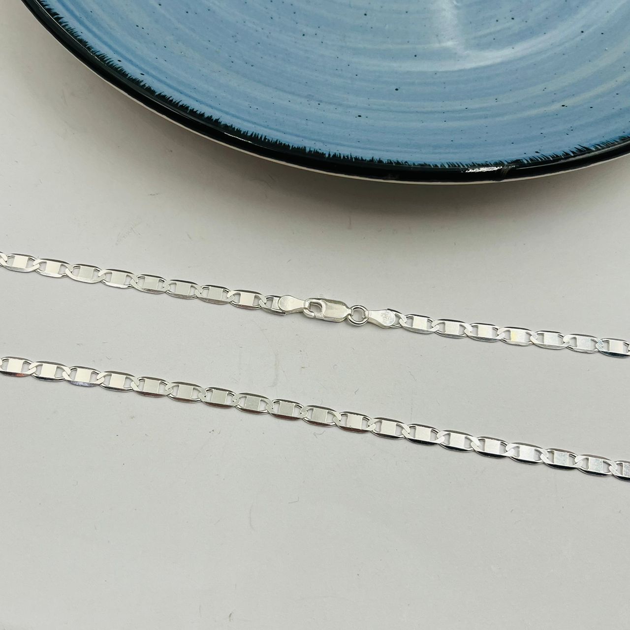 Cadena Gucci Plana 4mm en Plata 925