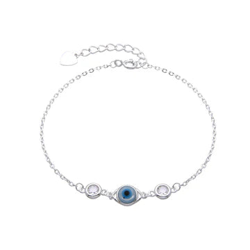 Pulsera de Dama con Ojo Turco en Plata 925