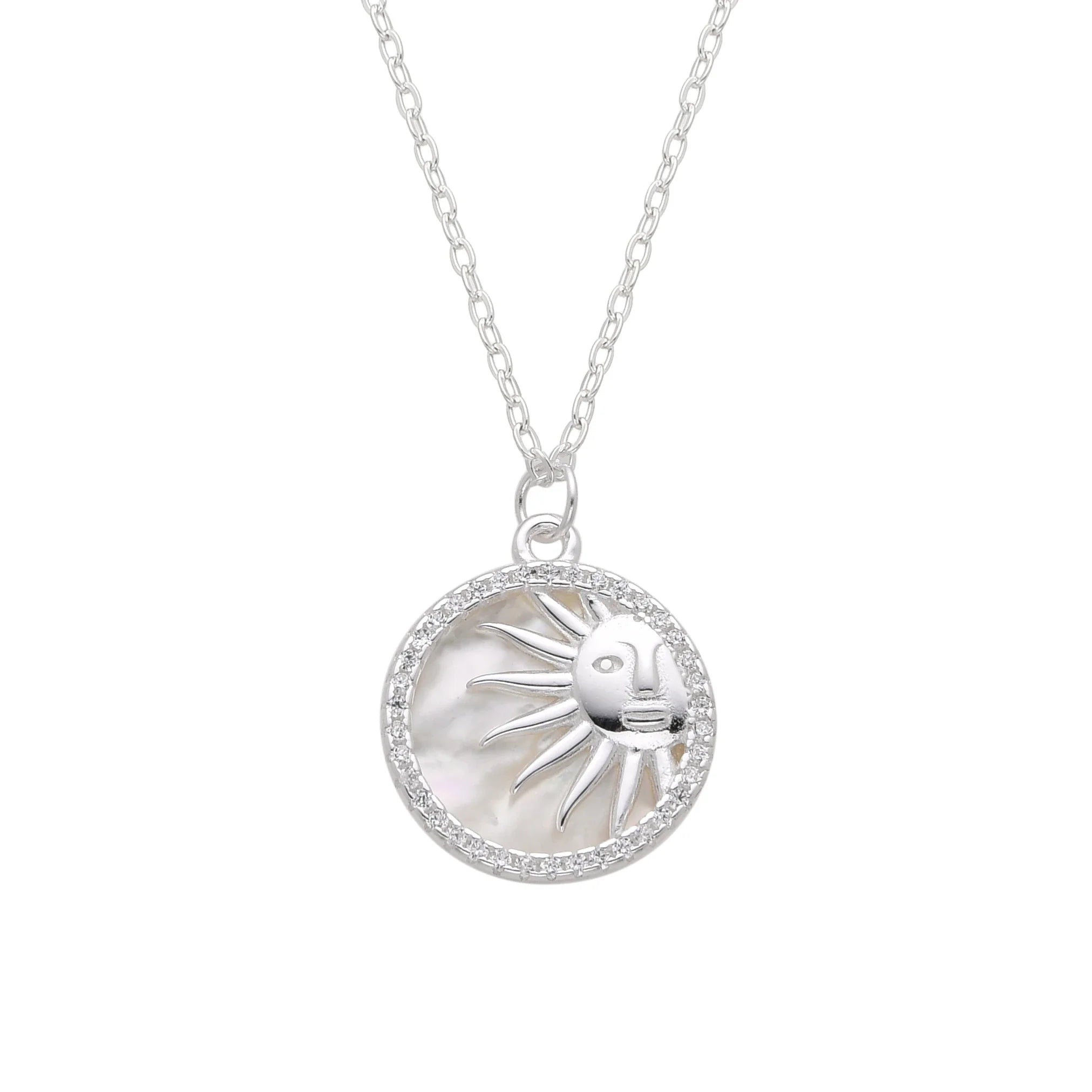 Gargantilla De Sol en Plata 925