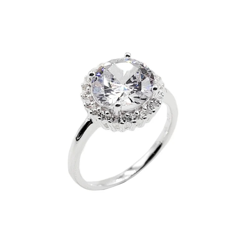 Anillo Solitario Modelo Camila en Plata 925