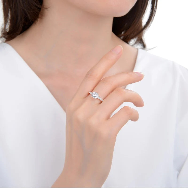 Anillo de Compromiso Modelo Aura en Plata 925