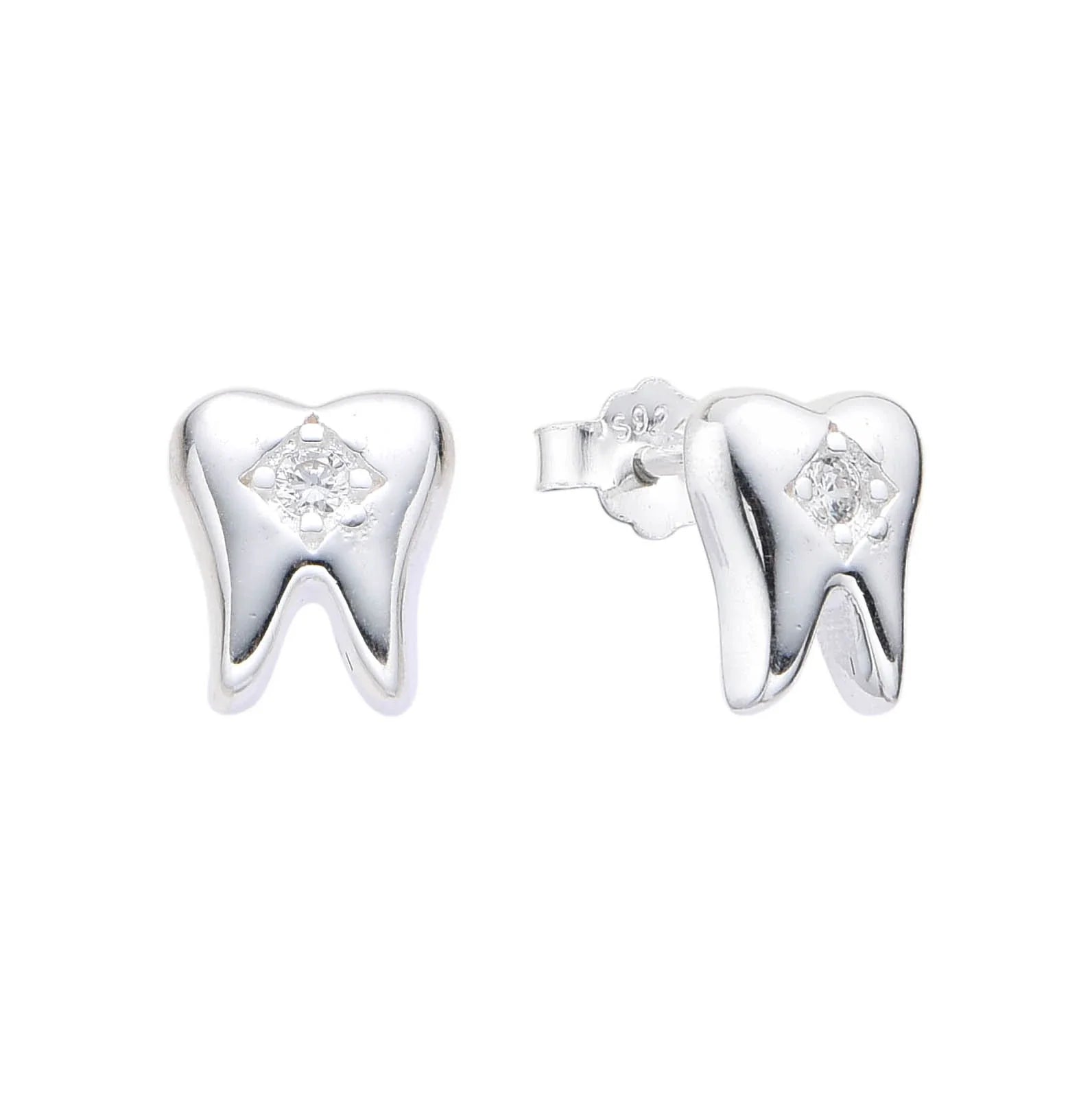 Zarcillos de Muelita en Plata 925