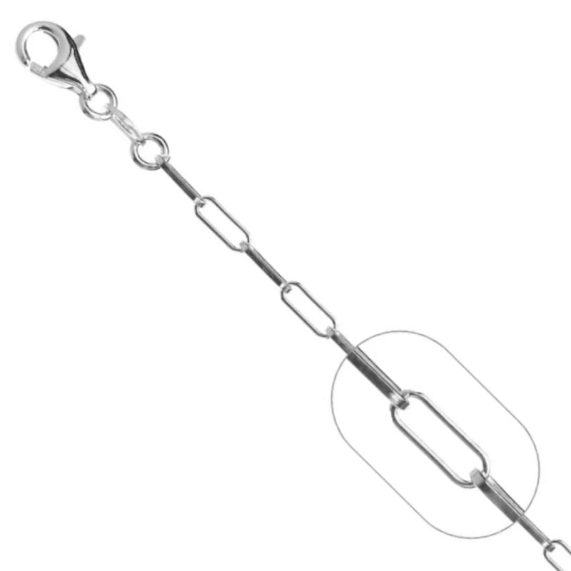 Pulsera de Dama Paper Clip en Plata 925