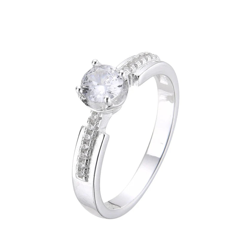 Anillo Compromiso Modelo Sarah Plata 925