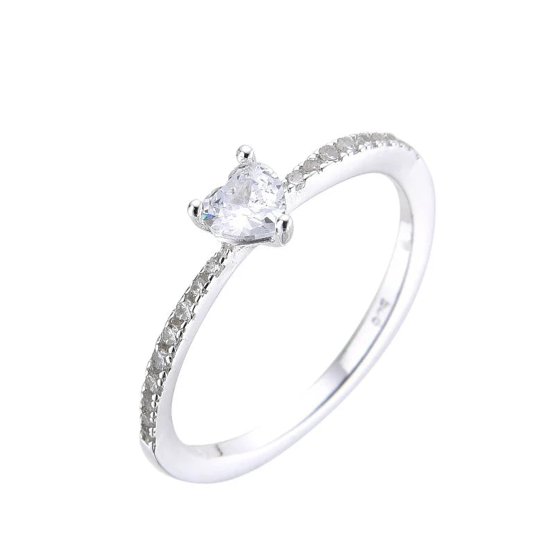 Anillo de Corazón Mini en Plata 925