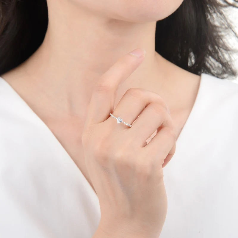 Anillo de Corazón Mini en Plata 925