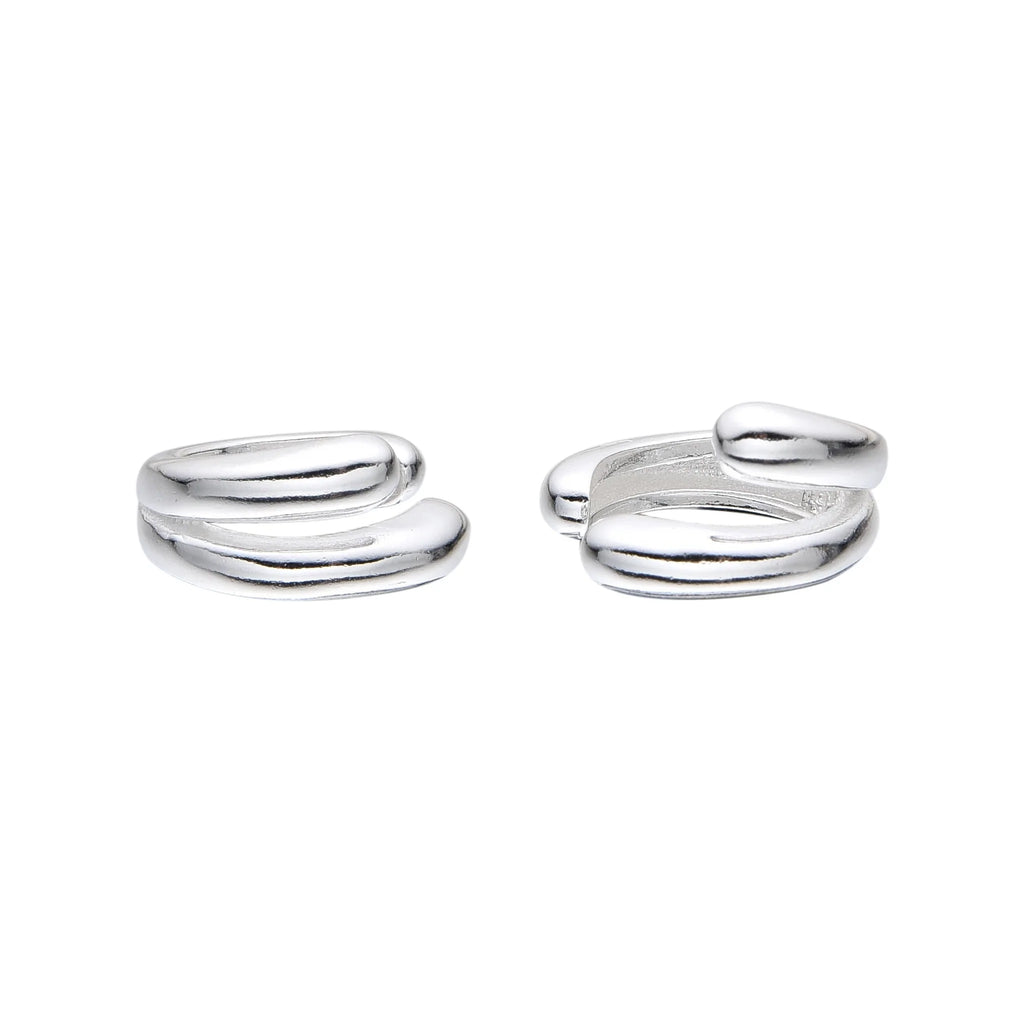 Zarcillos de Presión Ear-Cuff Modelo Carla en Plata 925 (1 pieza)