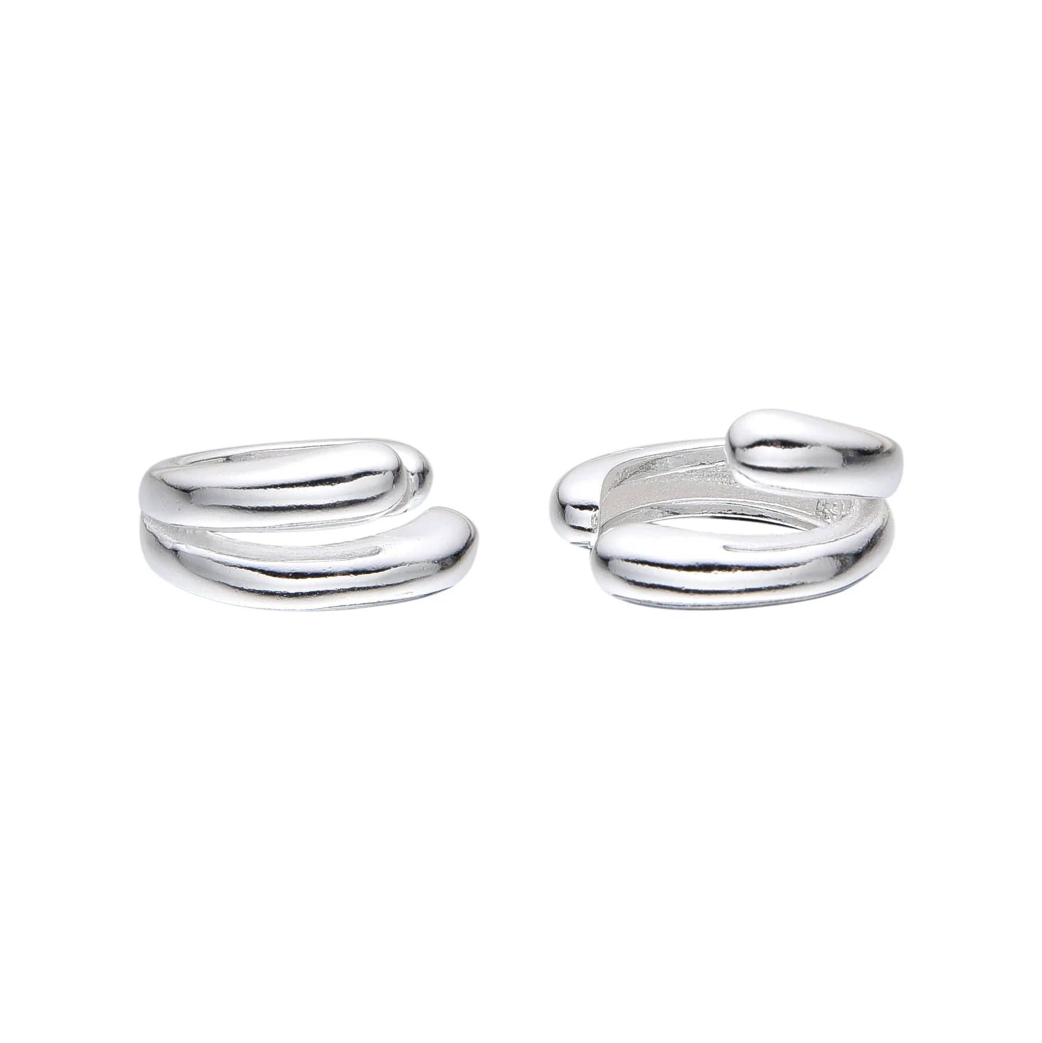 Zarcillos de Presión Ear-Cuff Modelo Carla en Plata 925 (1 pieza)
