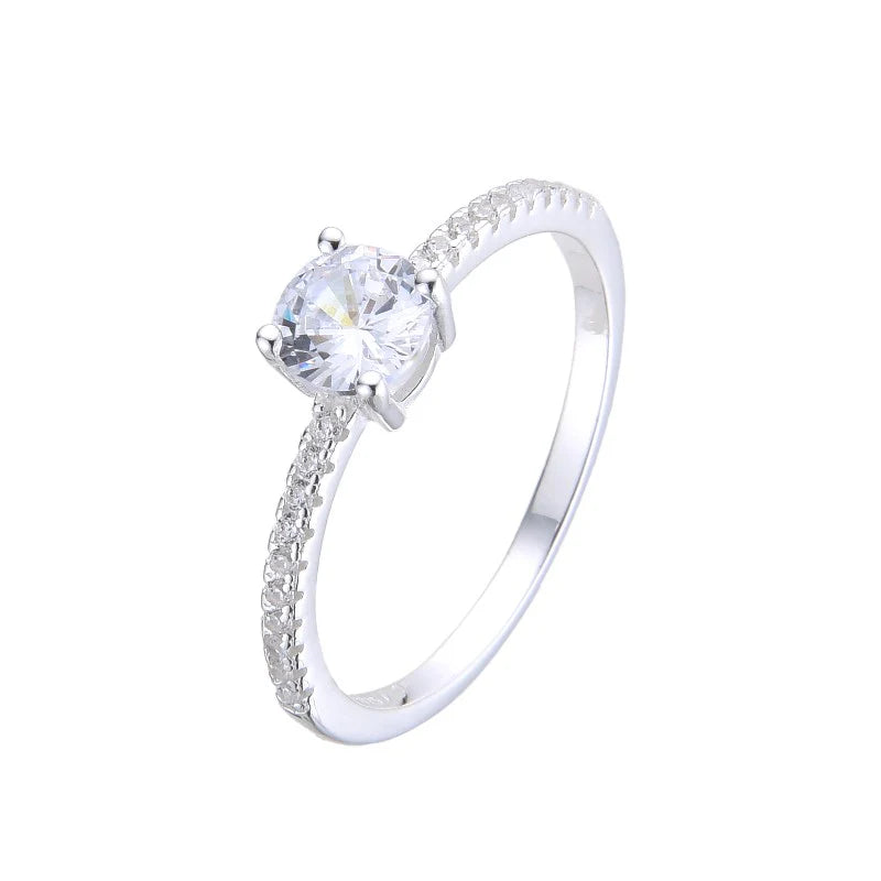 Anillo de Compromiso Modelo Kyra en Plata 925