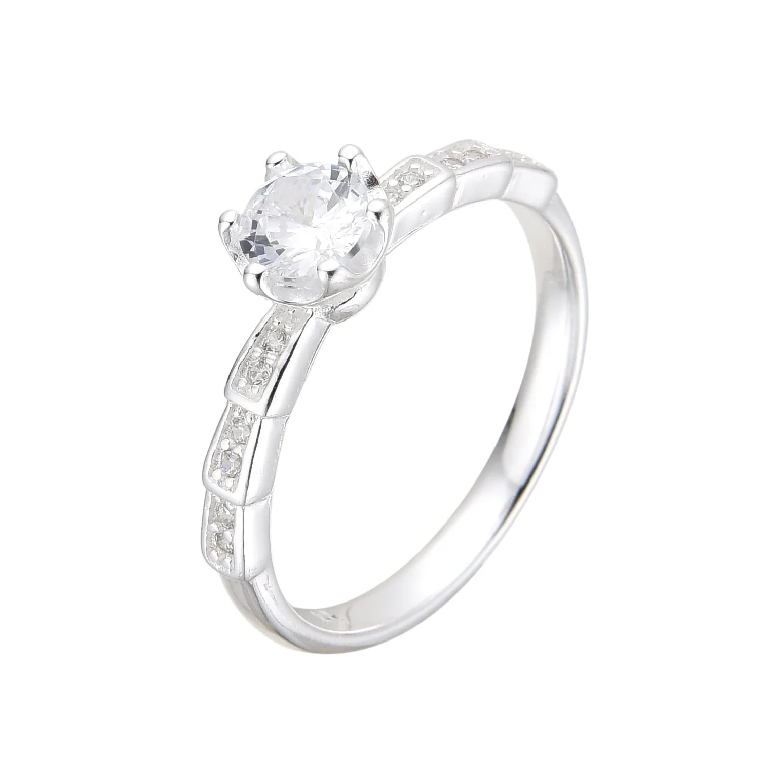 Anillo Compromiso Modelo Zaira Plata 925