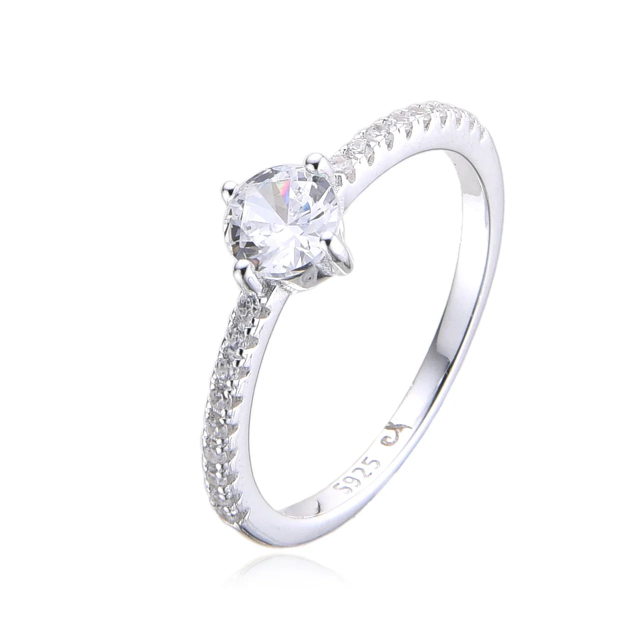 Anillo de Compromiso Modelo Mina en Plata 925