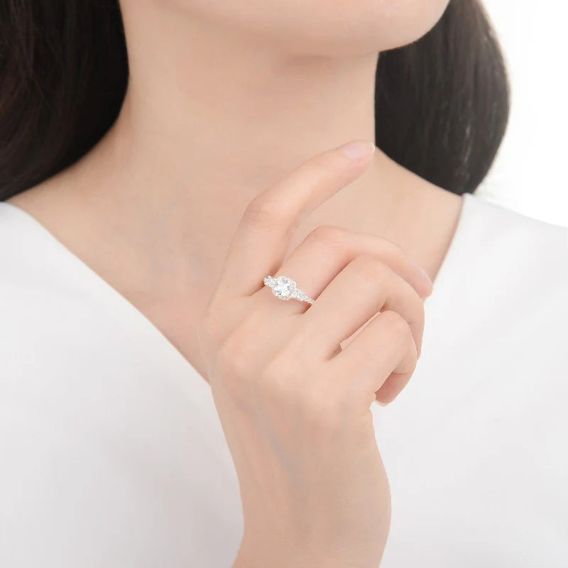 Anillo Solitario Modelo Elimar en Plata 925