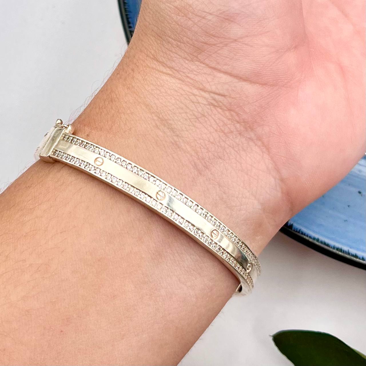 Pulsera de Dama RÍGIDA en Plata 925