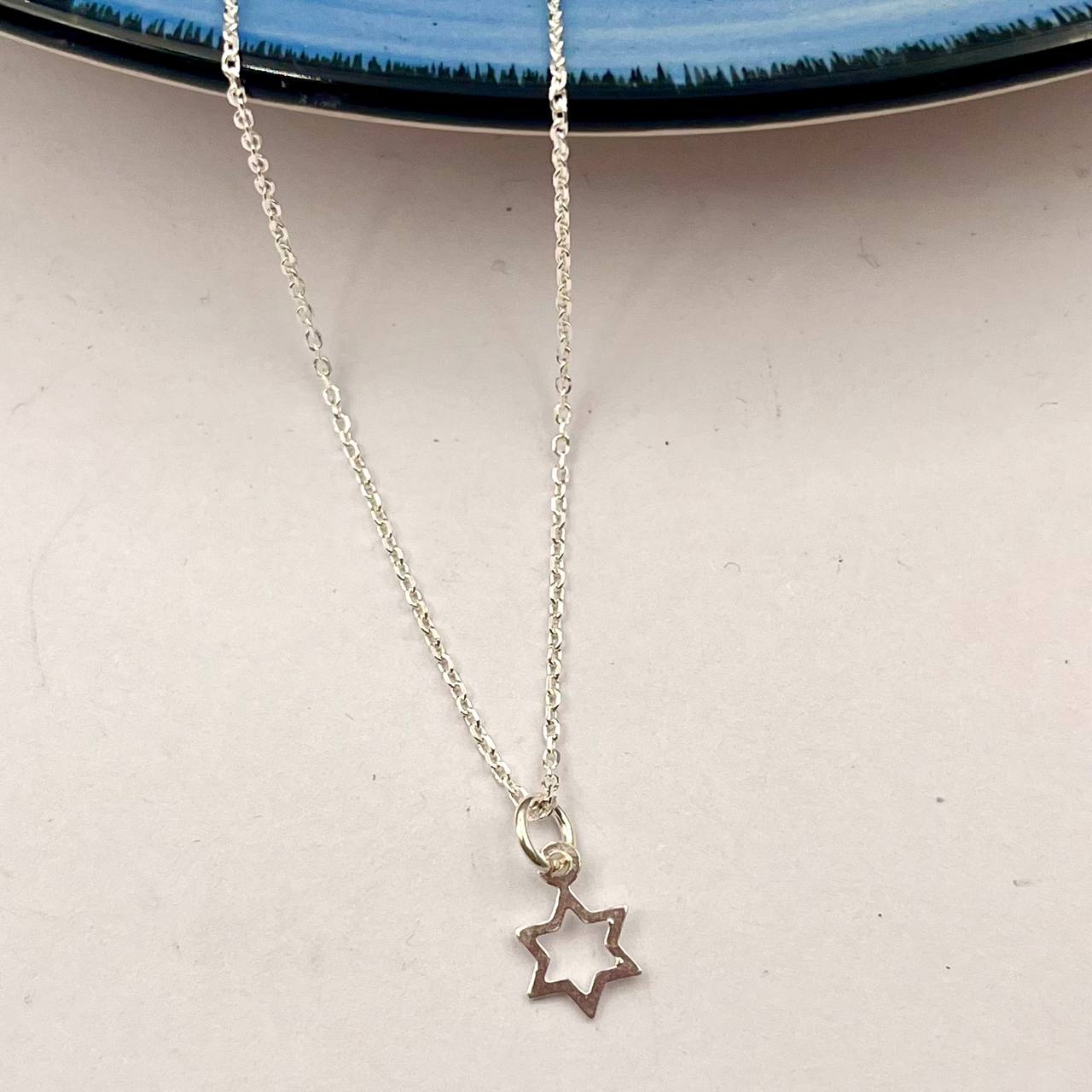 Cadena con Dije de Estrella Mini en Plata 925