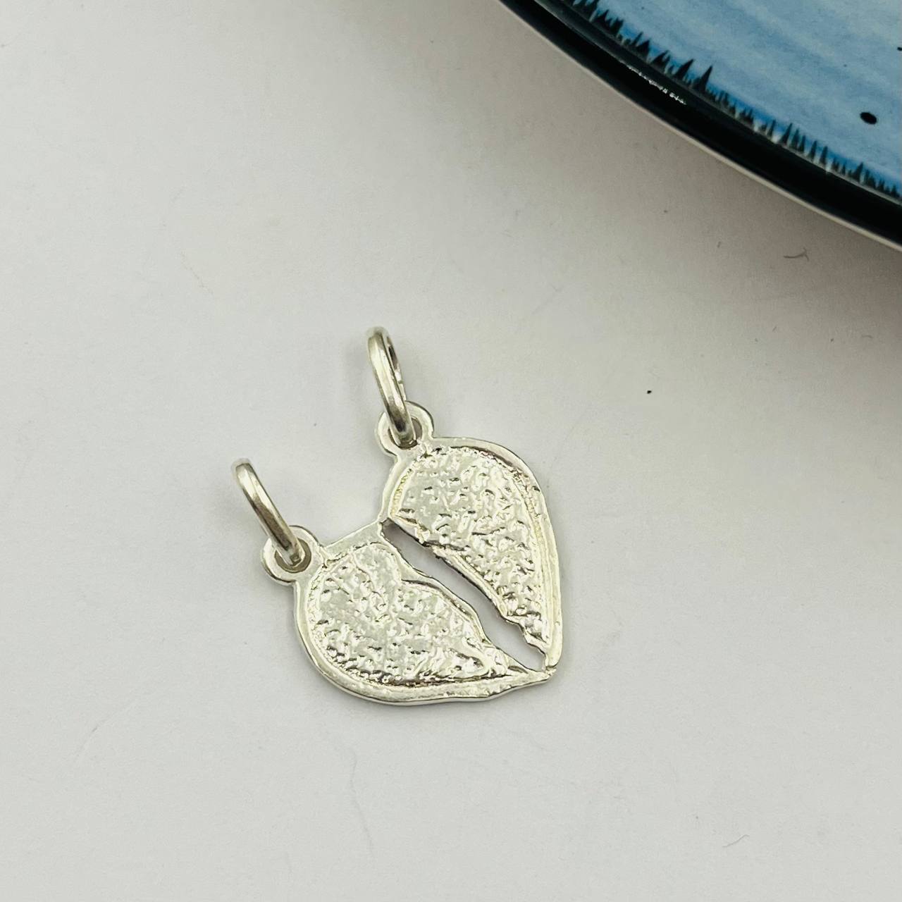 Dije de Corazón Best Friend en Plata 925