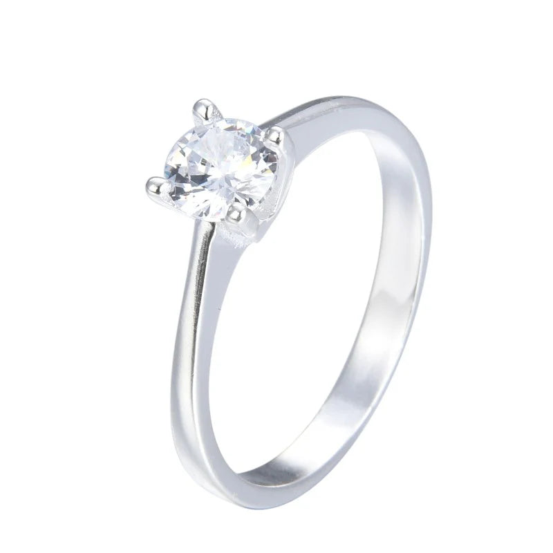 Anillo Compromiso Modelo Celina Plata 925