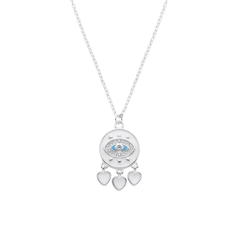 Gargantilla de Ojo Turco en Plata 925