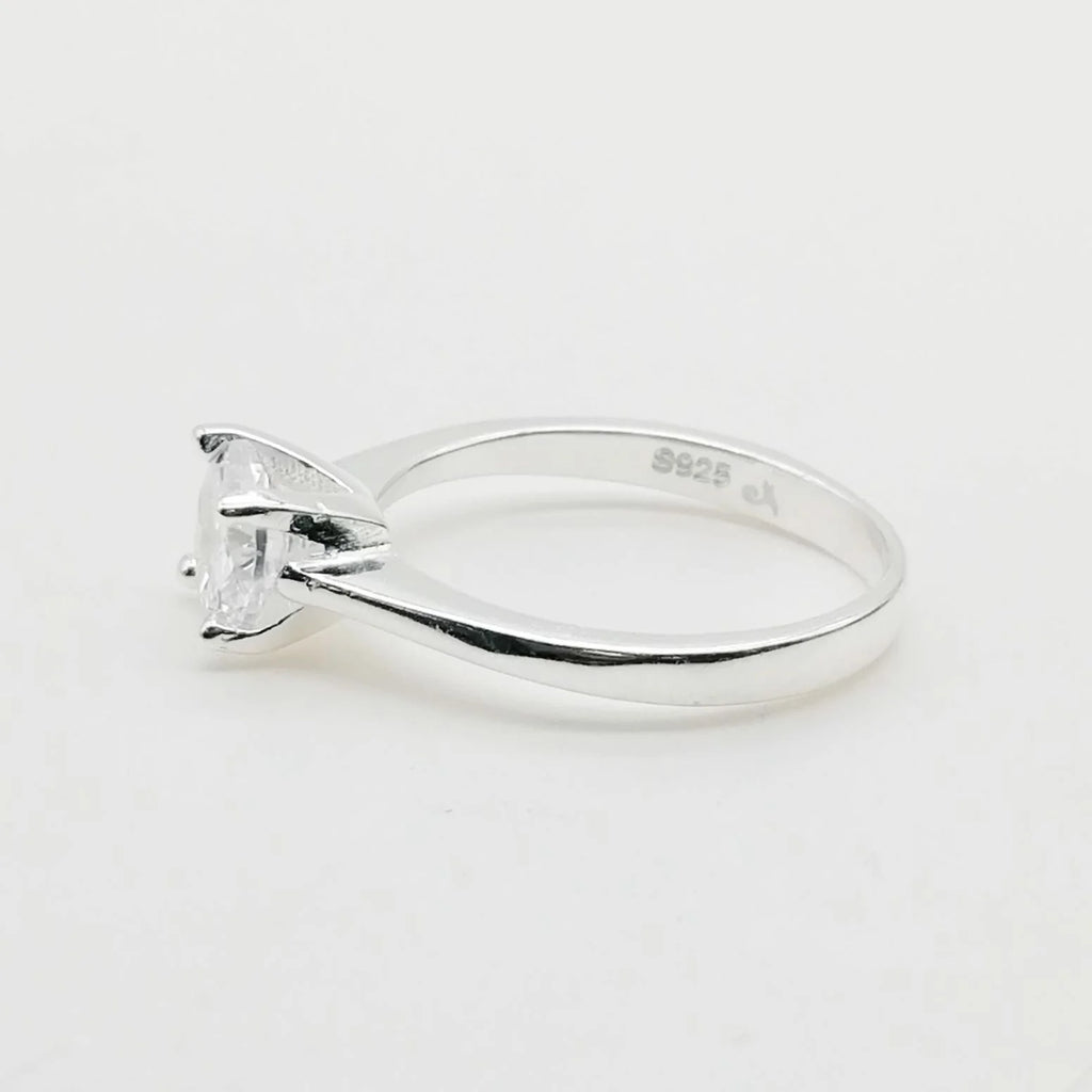 Anillo Compromiso Modelo Celina Plata 925