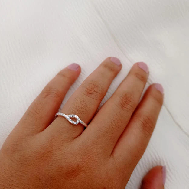 Anillo de Gotas en Plata 925