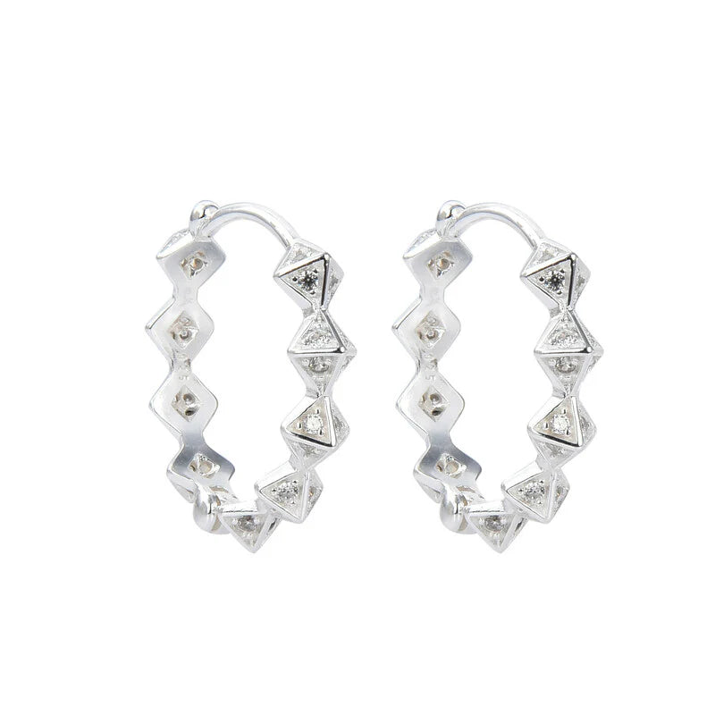 Argollas Modelo Catrina en Plata 925
