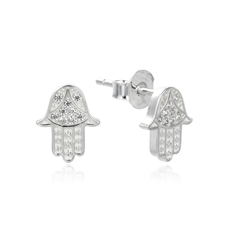Zarcillo de Mano de Fátima Plata 925