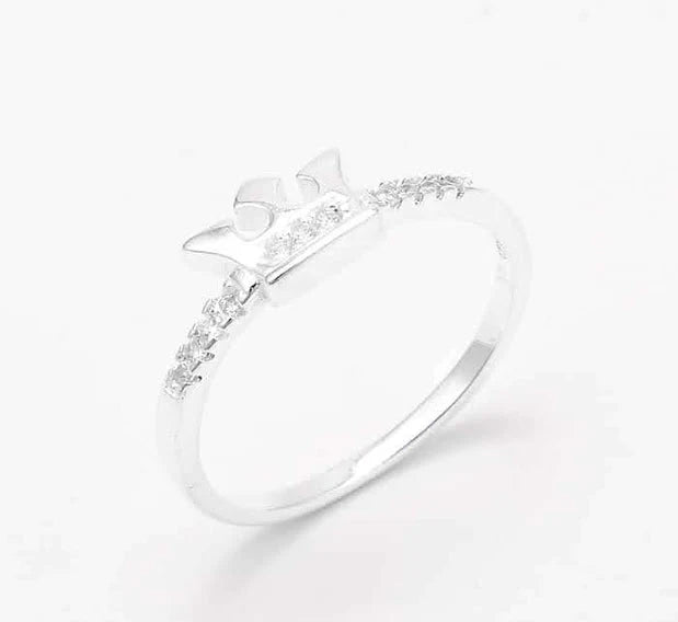 Anillo Corona en plata 925