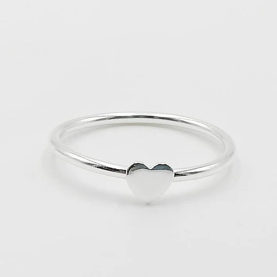 Anillo corazón en plata 925