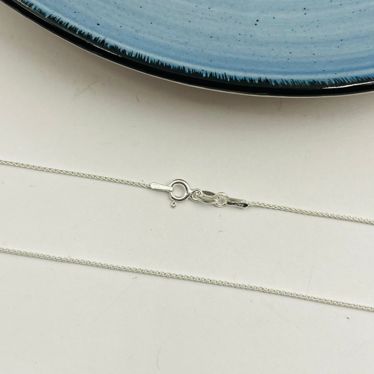 Cadena Espiga de Dama en Plata 925
