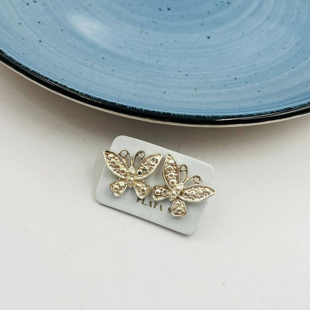 Zarcillos de Mariposa en Plata 925