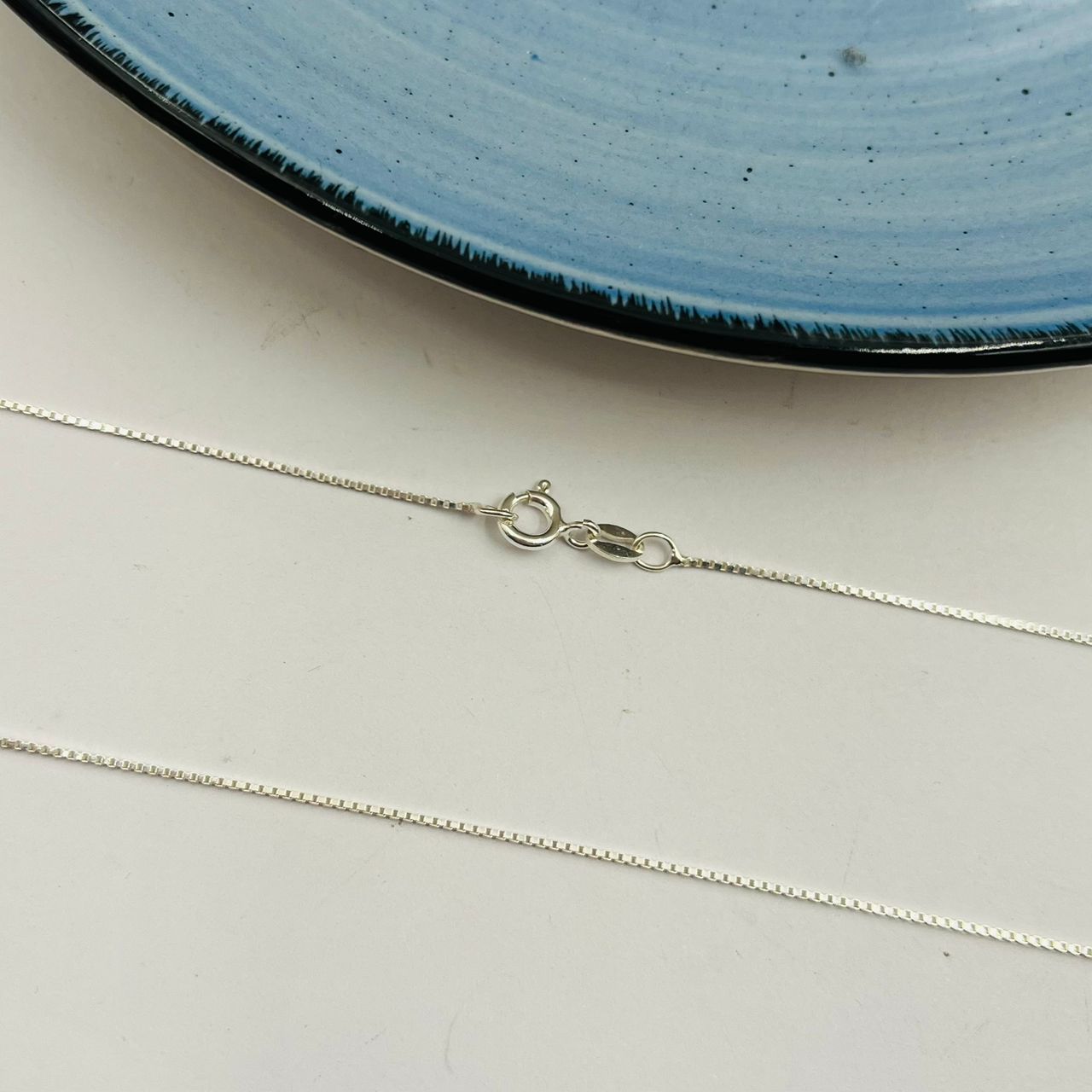 Cadena Veneciana Gruesa de Dama en Plata 925