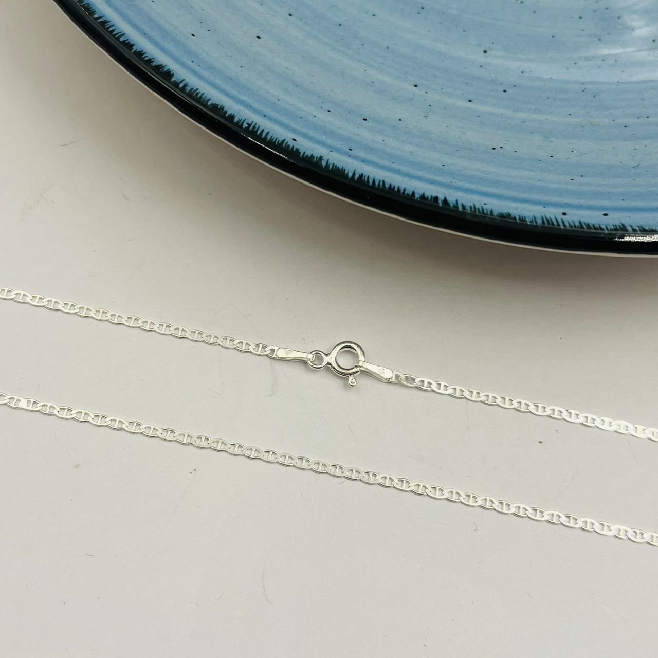 Cadena Gucci Plana en Plata 925
