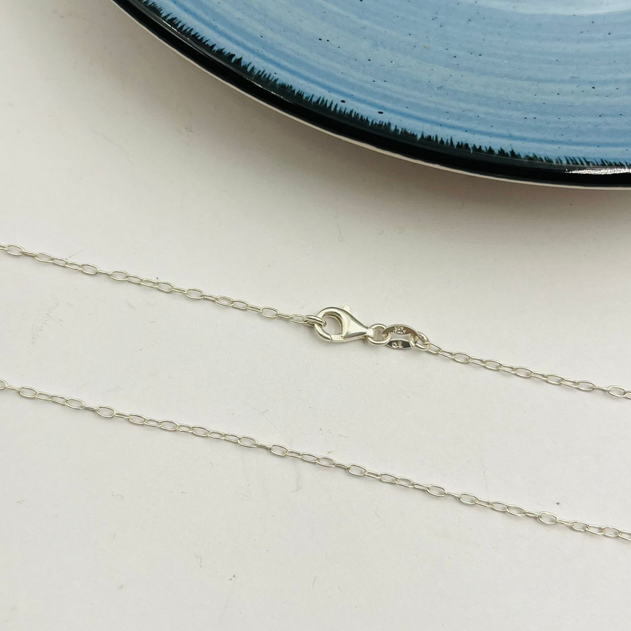 Cadena Forzantina Alargada de Dama en Plata 925