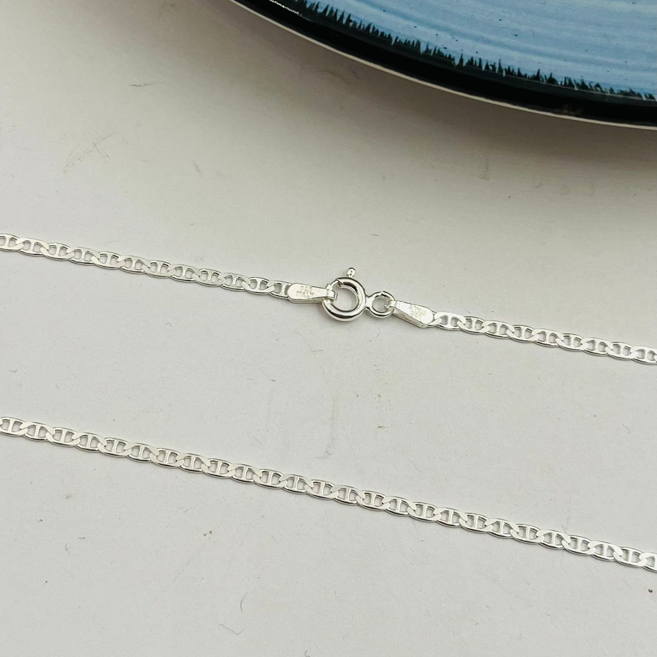 Cadena Gucci Plana 1mm en Plata 925