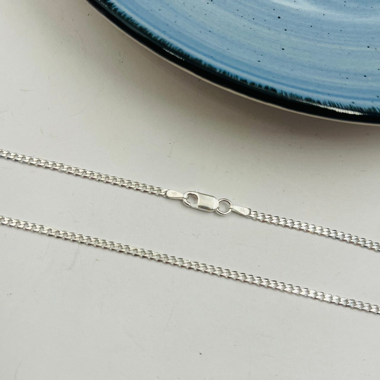 Cadena Barbada 2mm en Plata 925