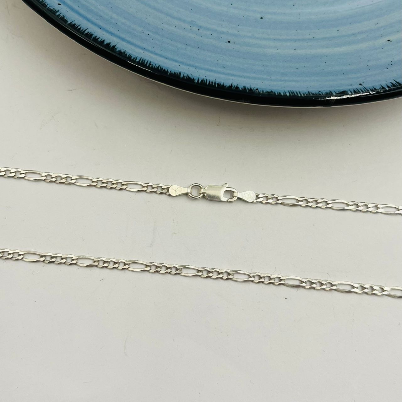 Cadena Alternada 3mm Para Caballero en Plata 925