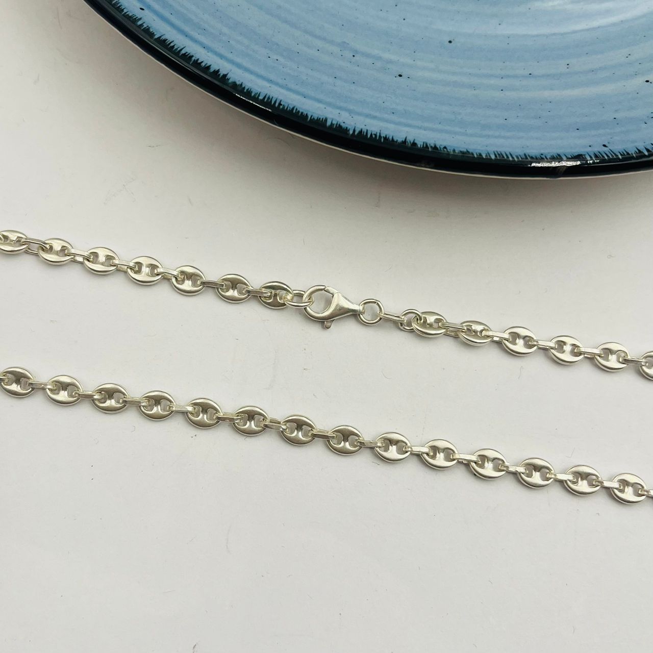 Cadena Gucciee 5mm Para Caballero en Plata 925