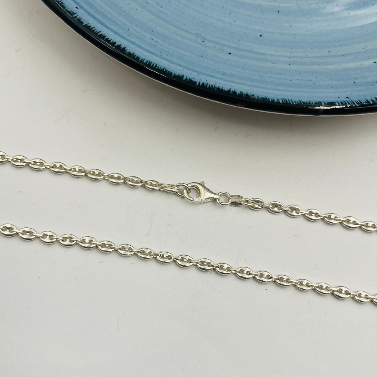 Cadena Gucciee 3mm Para Caballero en Plata 925