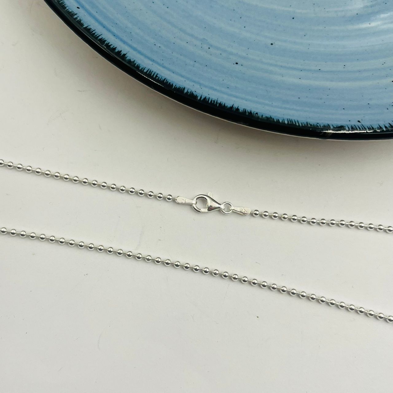 Cadena Militar Para Caballero en Plata 925