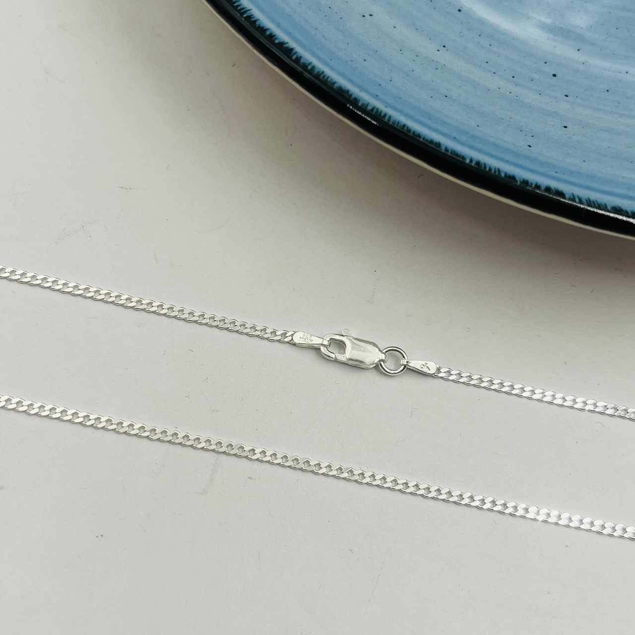 Cadena Barbada 1,5mm en Plata 925