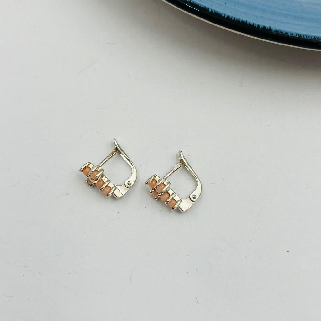 Argollas de Cruz con Cierre Catalan en Plata 925