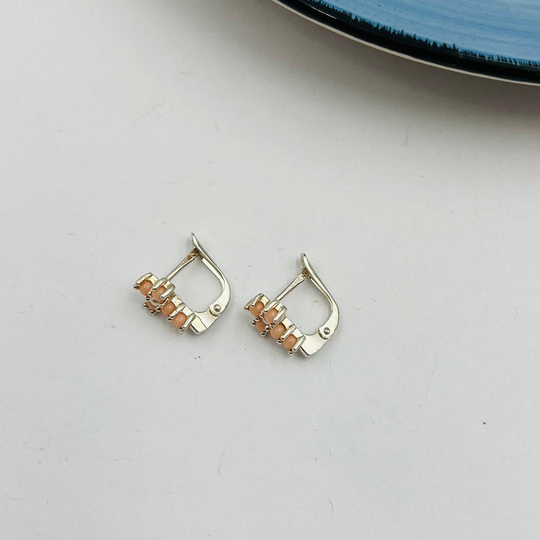 Argollas de Cruz con Cierre Catalan en Plata 925