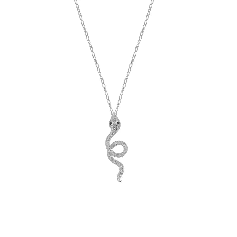 Gargantilla de Serpiente en Plata 925