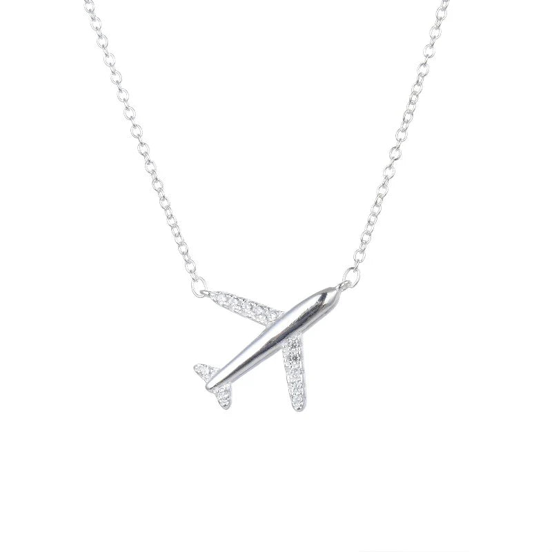 Gargantilla de Avión en Plata 925