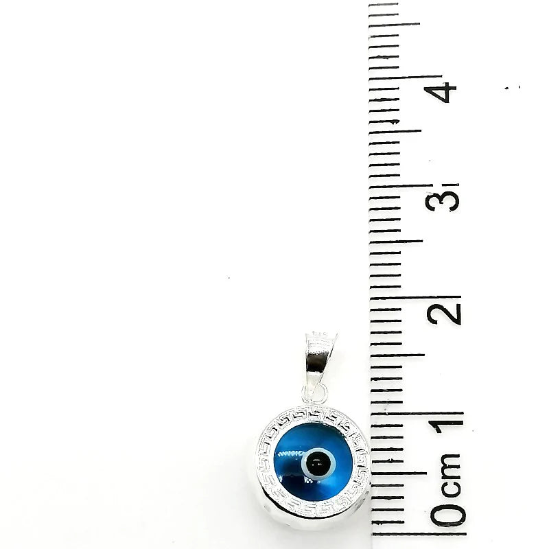 Dije de Ojo Turco Chino En Plata 925
