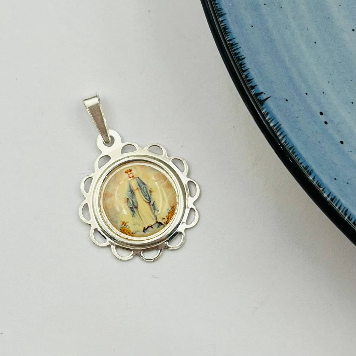 Medalla De La Milagrosa En Plata 925