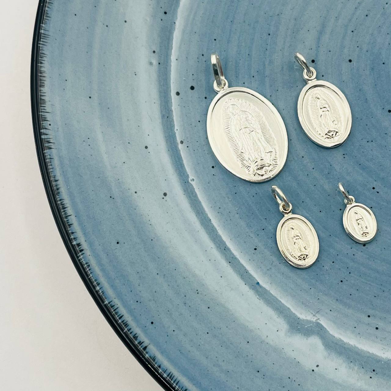 Medallas De Virgen La Guadalupe En Plata 925
